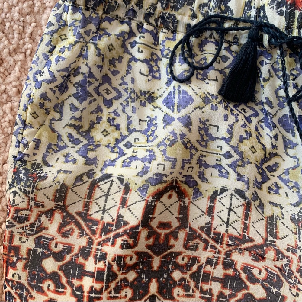 Joie Drawstring Patterned Shorts - image 2